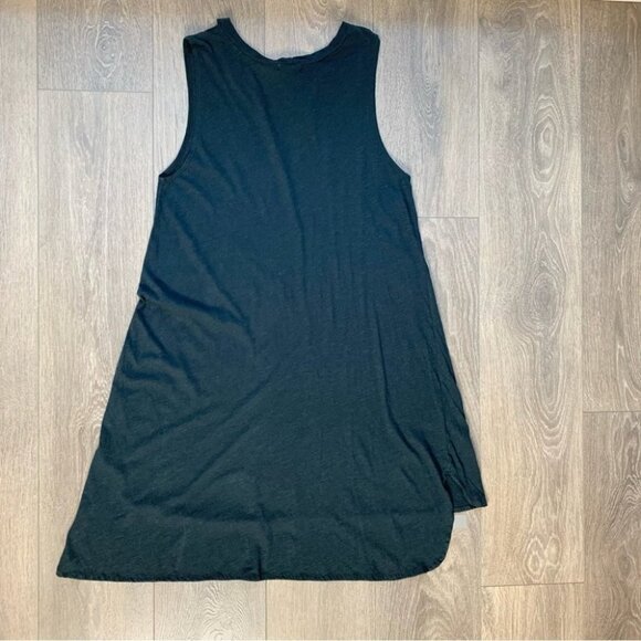 Revolve LNA Aura Dress Mini T-shirt Cut Out Hi Low Asymmetric Hem Cotton - Picture 13 of 15